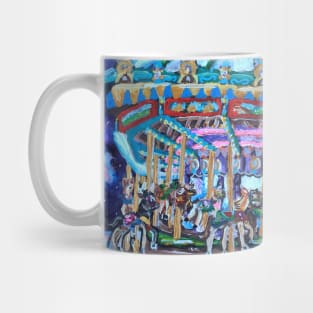 Whimsical Gallop of the Carousel Animals Mug